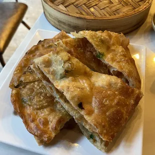 Scallion Pancake Wrapped Beef