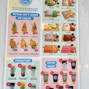 Menu as of 06/05