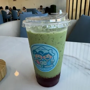Strawberry matcha