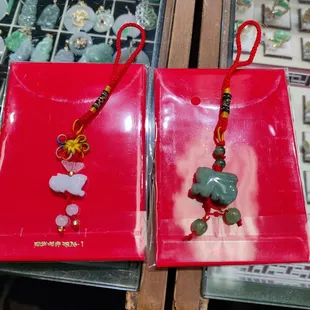 Year of the Rabbit - jade lucky charms