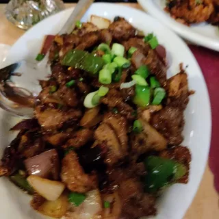 Dry Beef with Chilies