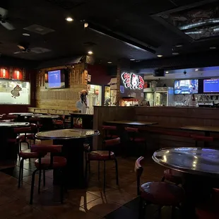 interior, sushi and sashimi