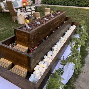 sushi and sashimi, outside