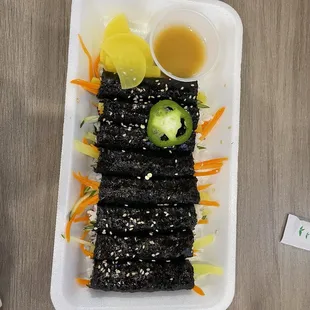 You can get this fantastic tasting kimbop also