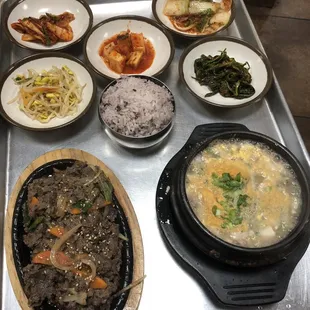 soft tofu + bulgogi $13