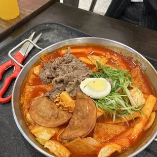 T1. Beef Brisket Topokki (1-2 persons)