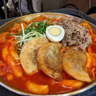 Beef brisket topokki