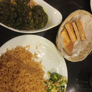 Sabzi Challow with Lamb