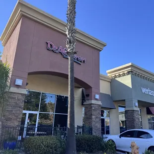outside