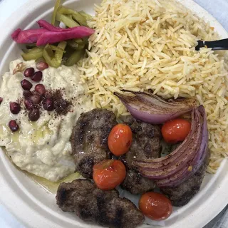 Meat Kafta Plate