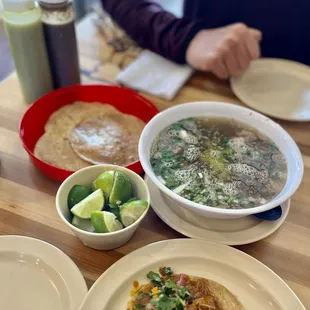 mexican food on a table