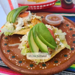 Shrimp tostados
