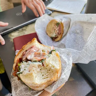 delicious club sandwich! ($10)