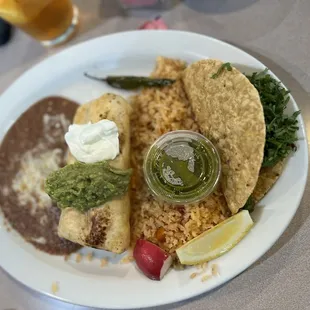 Crispy Taco with a Chimichanga