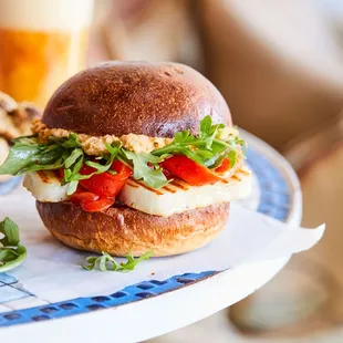 a sandwich on a plate