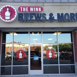 the front of a brews and more