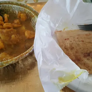 Shrimp Roti