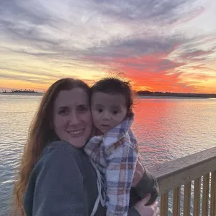 After keratin &amp; cut and after I washed on my own and did not style. This is also being outside on a golf cart all day. Very little frizz.