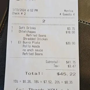 I thought $20 for my burrito was about $3 too much.