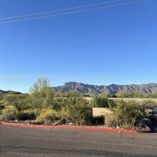 Beautiful view of Superstition Mountains