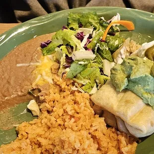 Shredded Chicken Killer Chimichanga Specialty