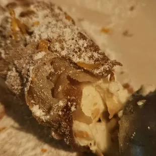 Cannoli is delicious