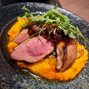 Blood Orange Glazed Duck