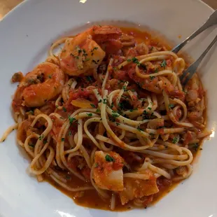 Seafood pasta / Linguine Ala Marinara