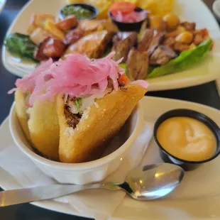 Beef Arepas