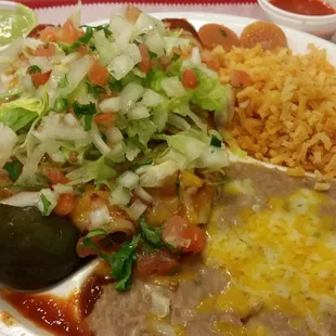 Three Chicken Enchiladas