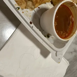 Nothing like finding a long piece of hair in your food!