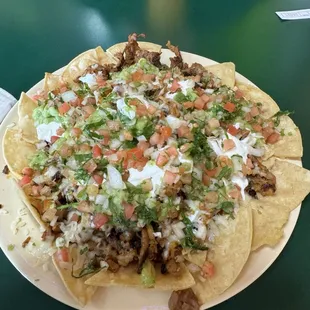 Super Nachos w/ Al pastor