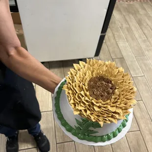 one of our smaller cakes we offer.