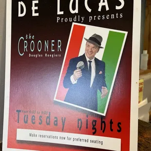 Definitely coming on Tuesday night I love being serenaded