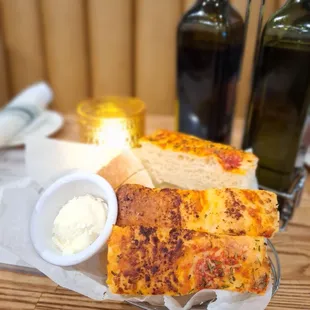 Complimentary bread and butter