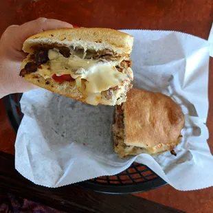 Special Philly Cheese steak sandwich