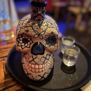 Complimentary tequila shots