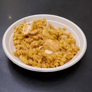 a bowl of macaroni and cheese