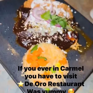 Enchiladas de Mole