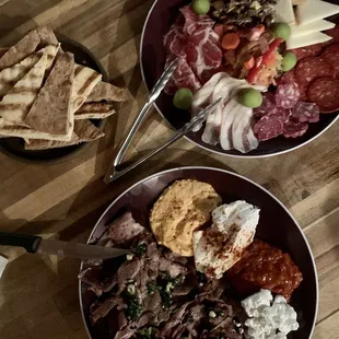 Iberian plate and Lamb platter (special)