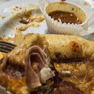 Calzone!!! Everything hot, right outtdaoven!!