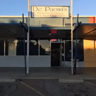 The from of the building