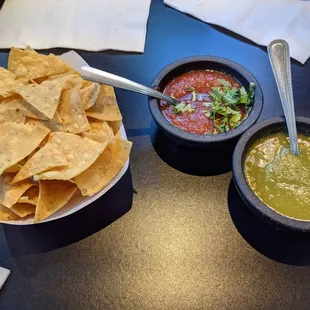 First order of chips and salad is free