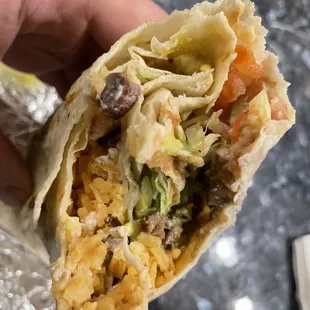 $14 bland Steak Burrito