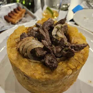 Trifongo churrasco