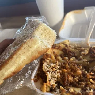 Buttered bread!!! The best!!!