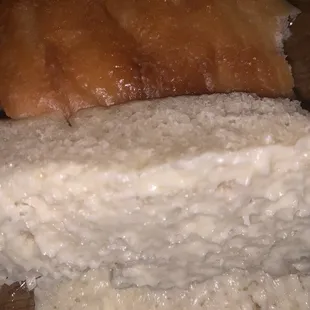 Focaccia bread with butter