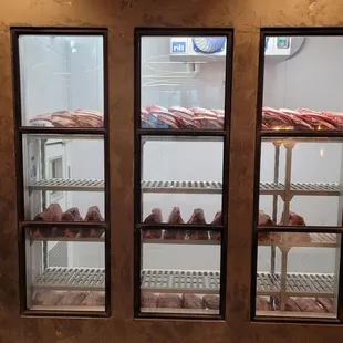 Dry aged steak freezer