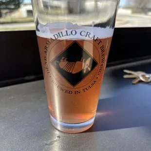 Blue Dome Wit with a subtle blueberry flavor.