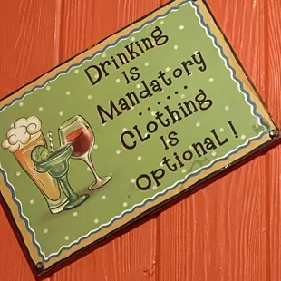 Wall decor at dead bobs